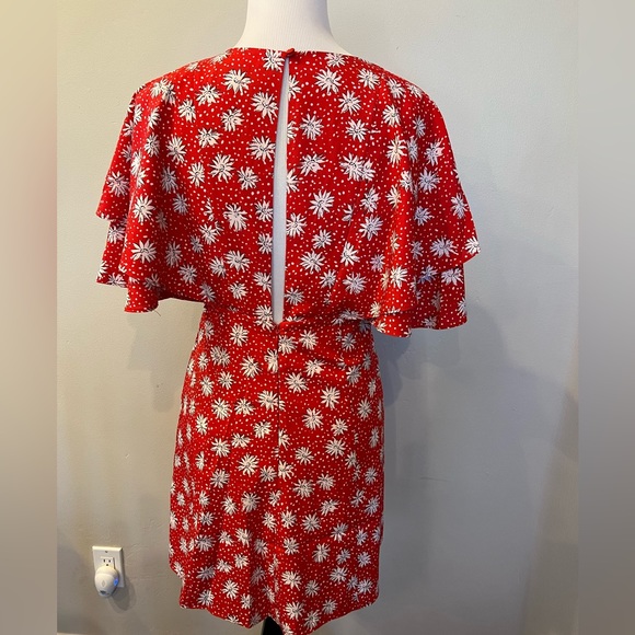 Floral red dress - Picture 2 of 3